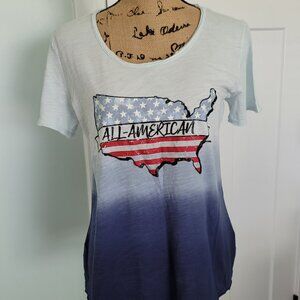 Cato J/M Sportswear  All-American T-shirt  X-small ( Runs Big)   New with Tag